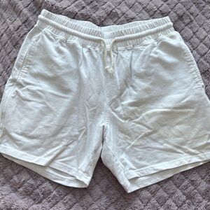 White Impact Athletic Shorts